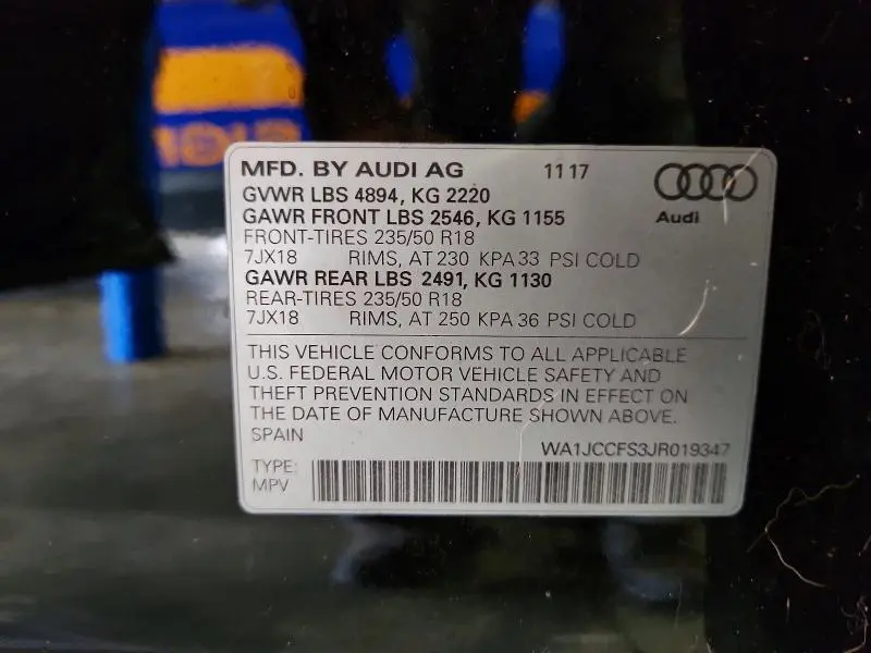 2018 AUDI Q3 PREMIUM PLUS  