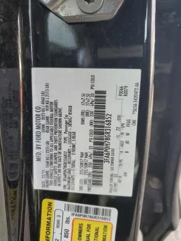 2016 FORD FUSION SE  