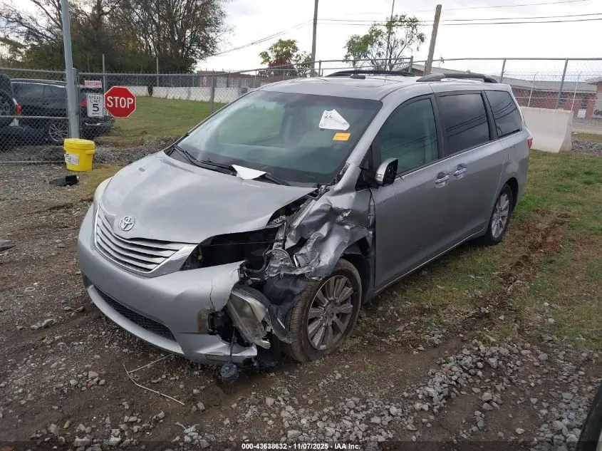 2017 TOYOTA SIENNA LIMITED PREMIUM 7 PASSENGER