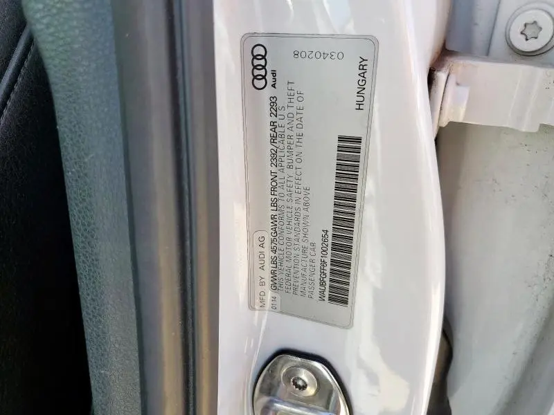 2015 AUDI A3 PREMIUM  