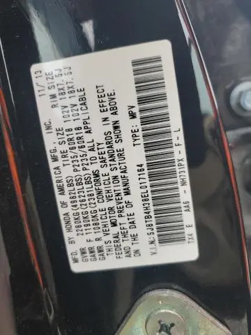 2014 ACURA RDX   