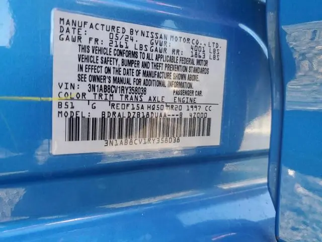 2024 NISSAN SENTRA SV  