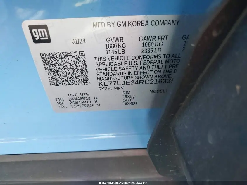 2024 CHEVROLET TRAX FWD 2RS