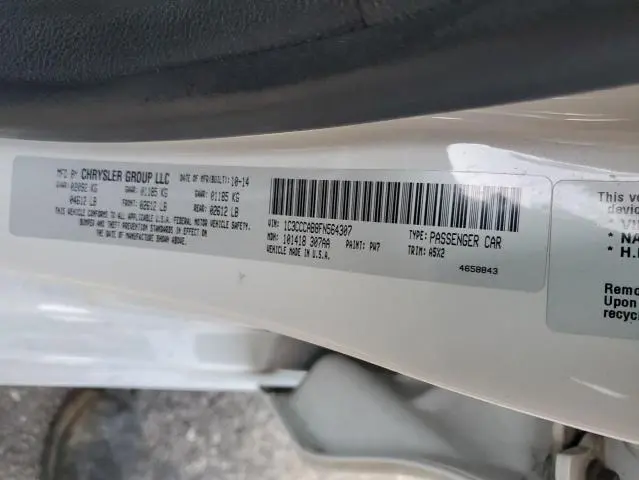 2015 CHRYSLER 200 LIMITED  