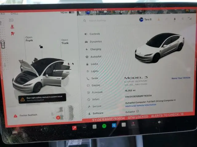 2024 TESLA MODEL 3   