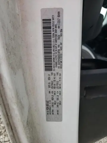 2017 RAM PROMASTER 1500 1500 STANDARD  