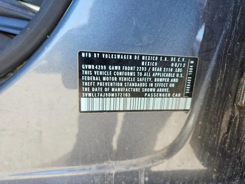 2013 VOLKSWAGEN JETTA TDI  