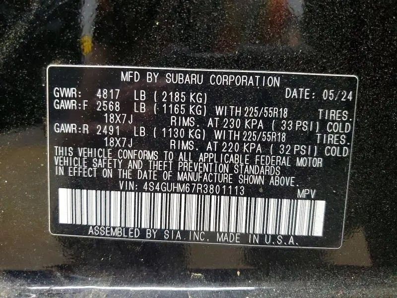 2024 SUBARU CROSSTREK LIMITED  
