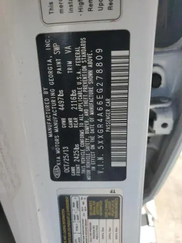 2014 KIA OPTIMA SX  