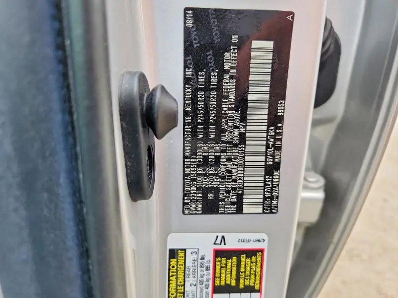2014 TOYOTA VENZA XLE  