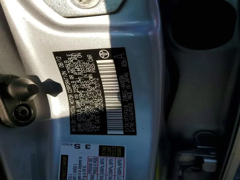 2012 TOYOTA PRIUS V THREE  