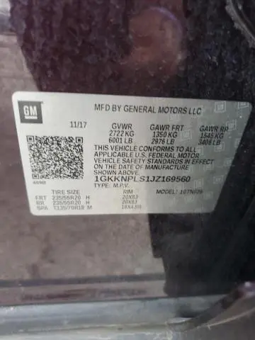 2018 GMC ACADIA DENALI  