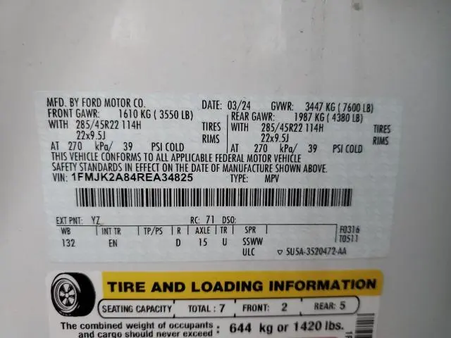 2024 FORD EXPEDITION MAX LIMITED  