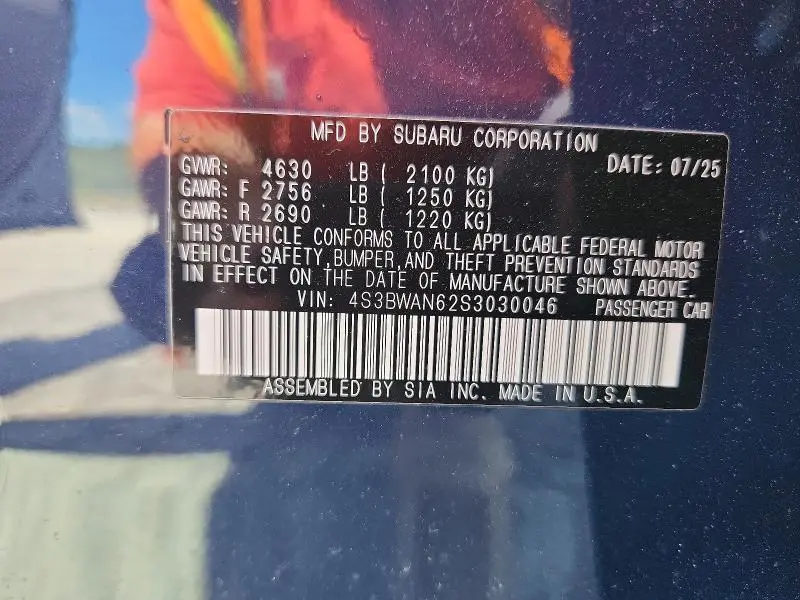 2025 SUBARU LEGACY LIMITED  