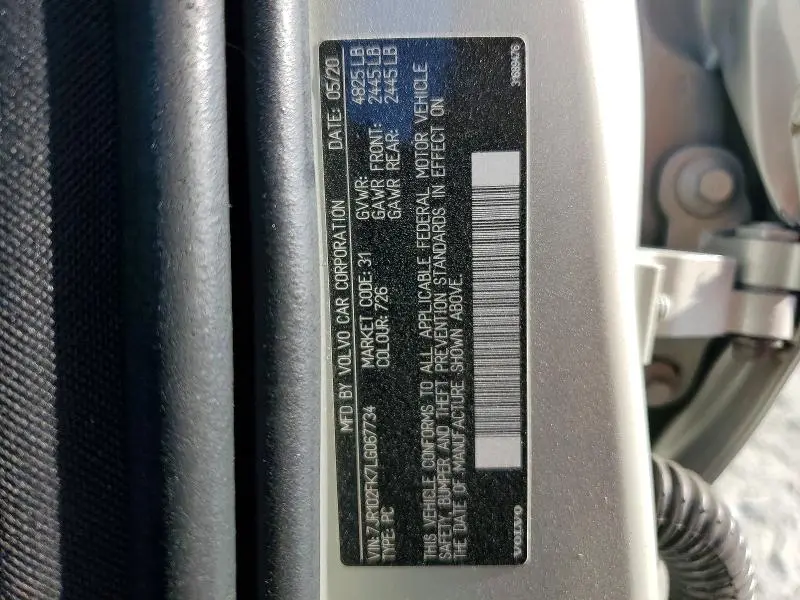 2020 VOLVO S60 T5 MOMENTUM  