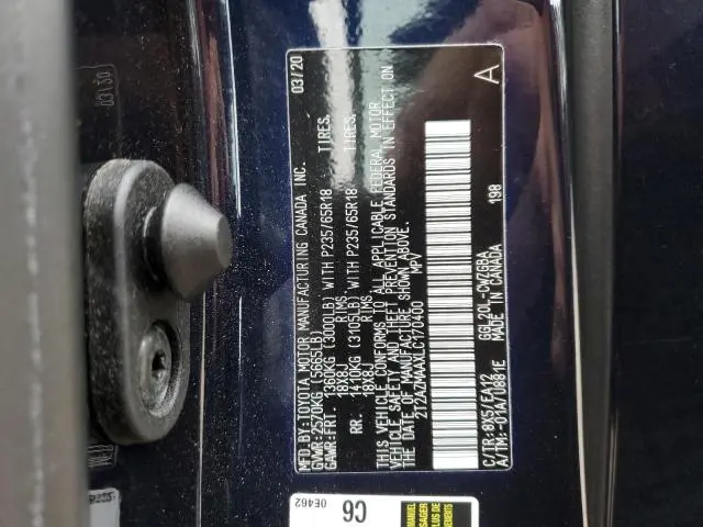 2020 LEXUS RX 350 BASE  