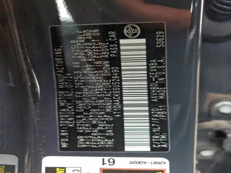 2025 TOYOTA CAMRY XSE  