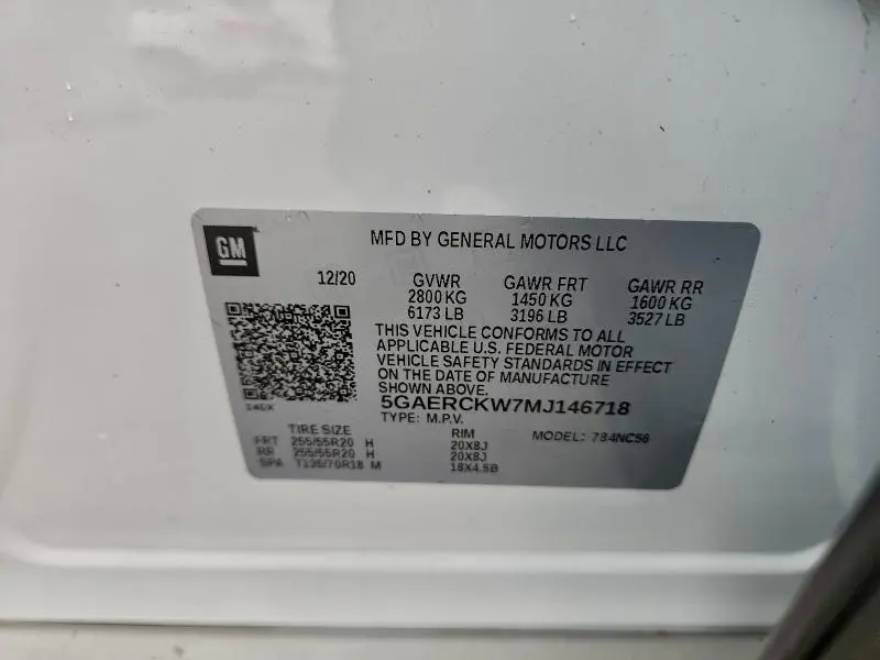 2021 BUICK ENCLAVE PREMIUM  