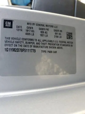 2015 CHEVROLET CORVETTE STINGRAY Z51 3LT  