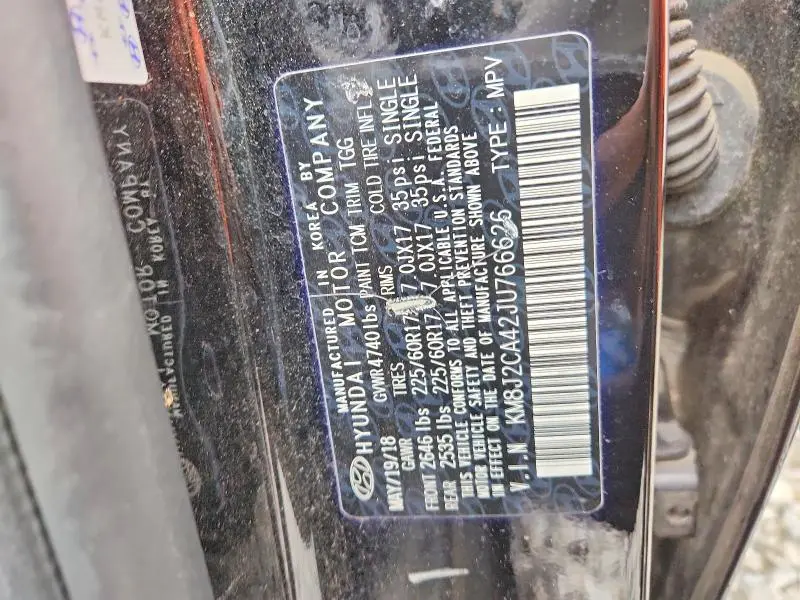 2018 HYUNDAI TUCSON SE  