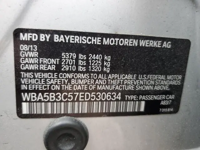 2014 BMW 535 XI  