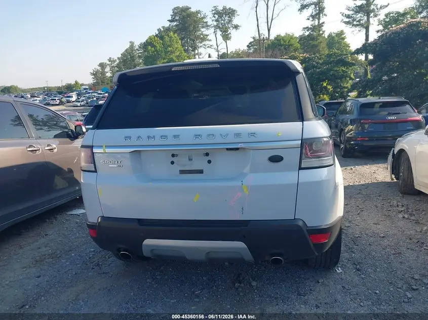2017 LAND ROVER RANGE ROVER SPORT 3.0L V6 SUPERCHARGED HSE
