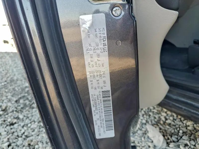 2019 DODGE GRAND CARAVAN SE  