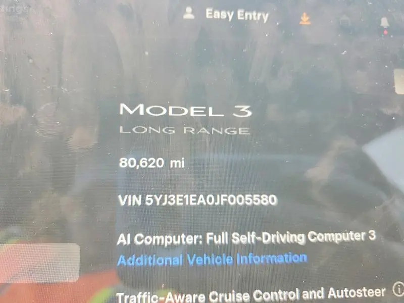 2018 TESLA MODEL 3   