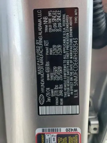 2024 HYUNDAI TUCSON SEL  