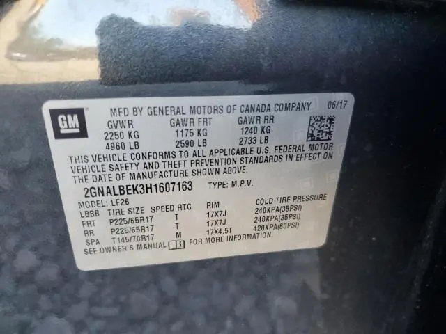 2017 CHEVROLET EQUINOX LS  