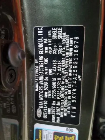 2011 KIA SORENTO BASE  