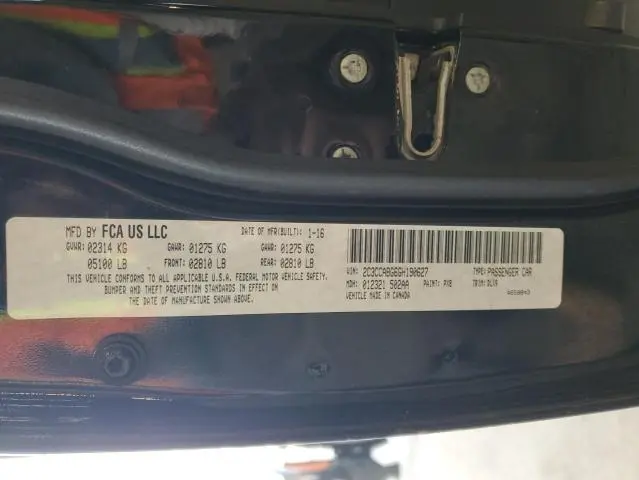 2016 CHRYSLER 300 S  