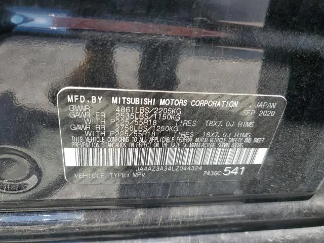 2020 MITSUBISHI OUTLANDER SE  