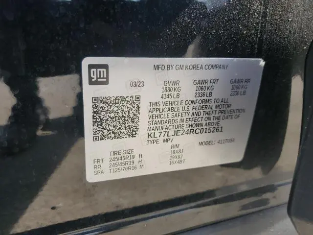 2024 CHEVROLET TRAX 2RS  