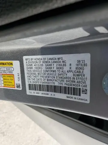 2024 HONDA CIVIC TOURING  