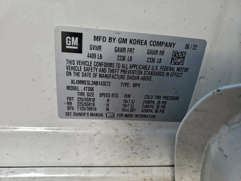 2022 BUICK ENCORE GX SELECT  