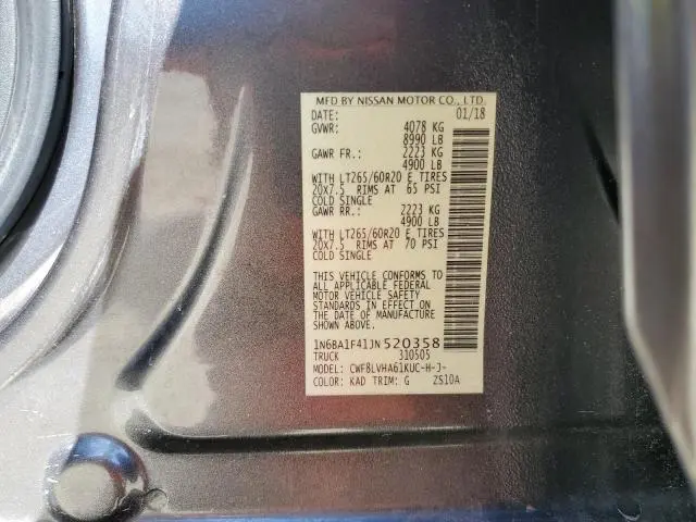 2018 NISSAN TITAN XD SL  