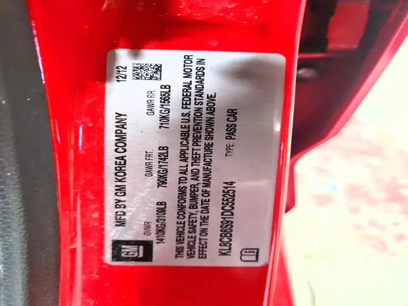 2013 CHEVROLET SPARK LS  