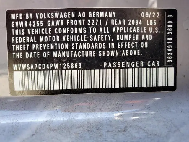 2023 VOLKSWAGEN GTI SE  