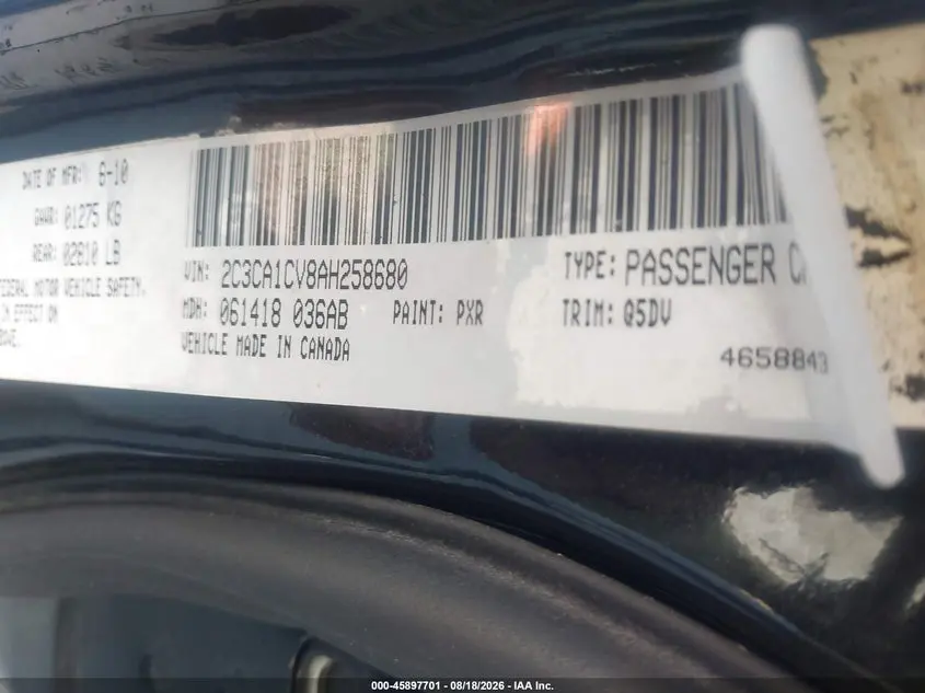 2010 CHRYSLER 300 TOURING PLUS