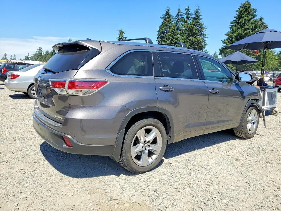 2016 TOYOTA HIGHLANDER LIMITED PLATINUM  