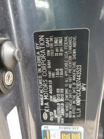 2013 KIA SPORTAGE EX  