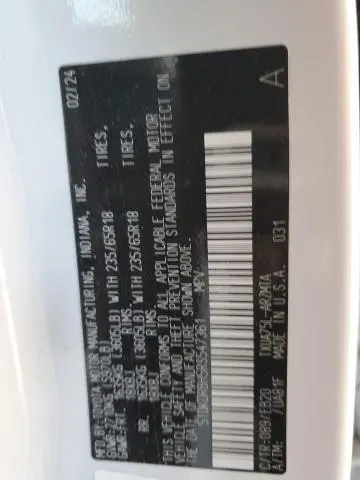 2024 TOYOTA HIGHLANDER LE  