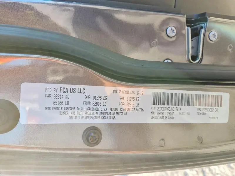 2018 CHRYSLER 300 TOURING  