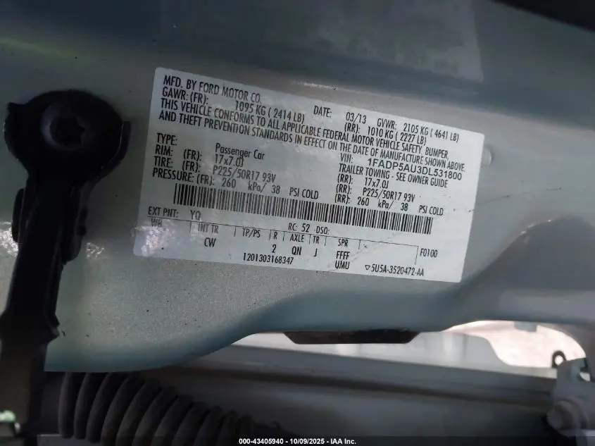 2013 FORD C-MAX HYBRID SE