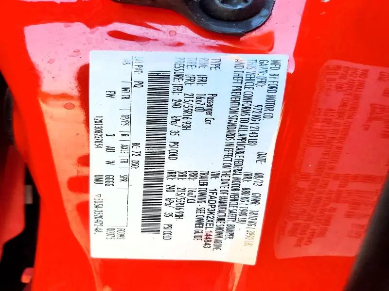 2014 FORD FOCUS   