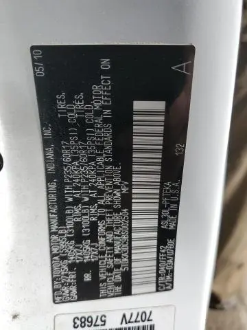 2011 TOYOTA SIENNA BASE