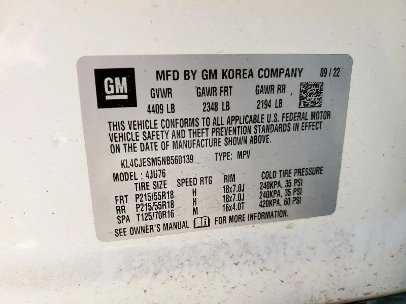 2022 BUICK ENCORE PREFERRED  