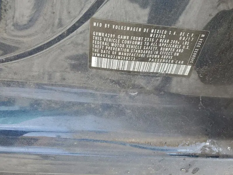 2018 VOLKSWAGEN GTI S/SE  