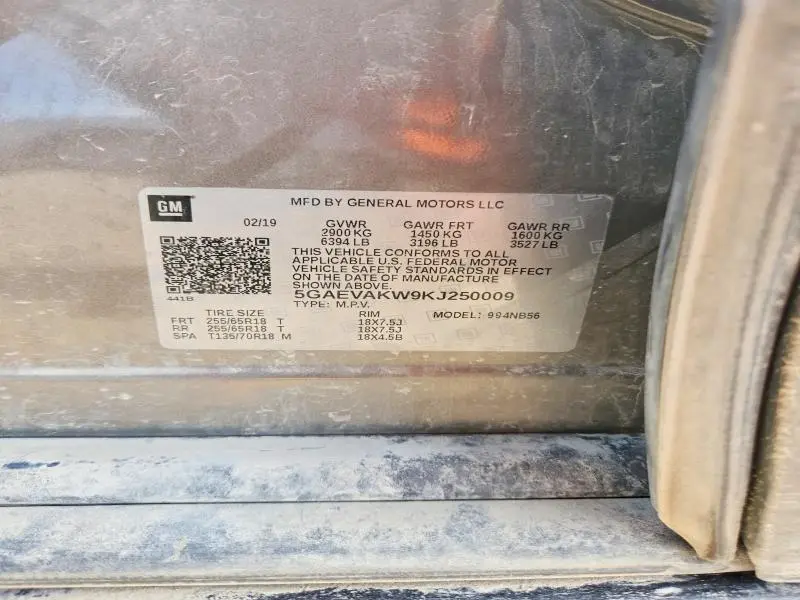 2019 BUICK ENCLAVE ESSENCE  